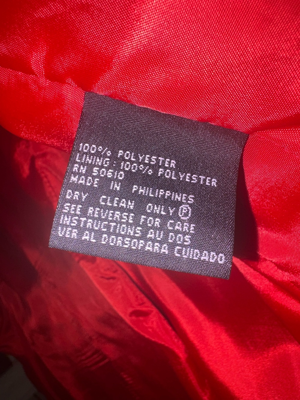 Le Suit Petite Red Skirt Suit 12P Double Breasted Blazer Career - Picture 14 of 16